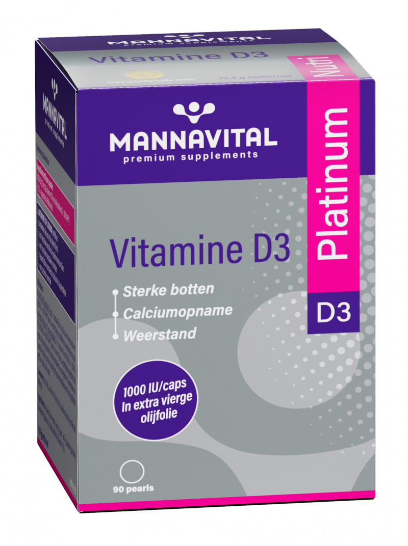Vitamine D3 platinum Pearls 