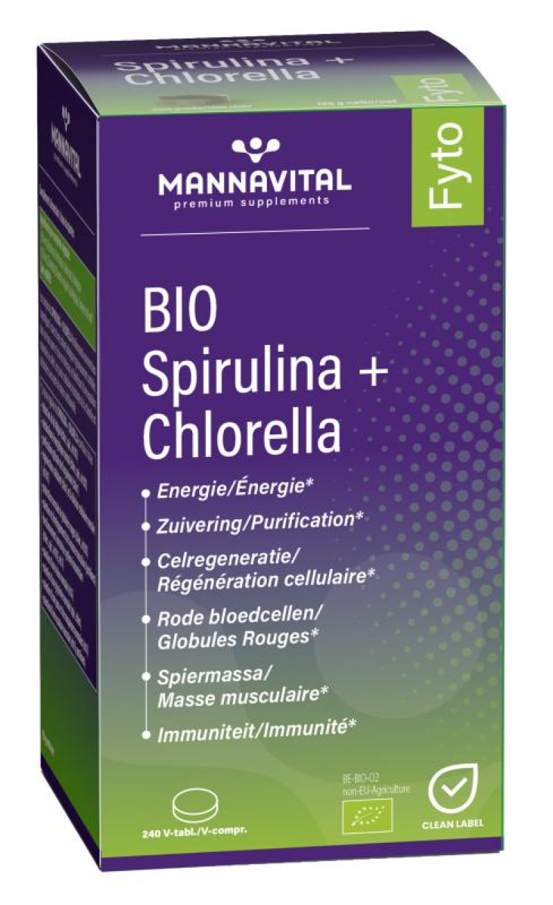 Bio Spirulina + chlorella - 240 V-tabl