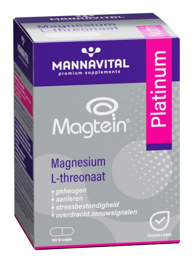 Magtein Magnesium L-threonaat Platinum - 90 V-caps