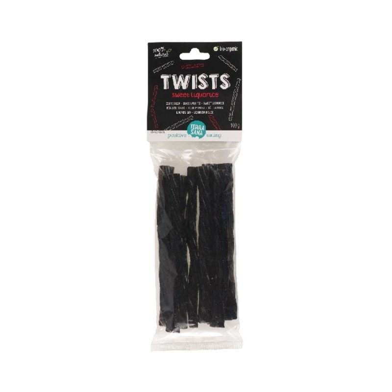 TERRASANA Zoete drop twists 100g