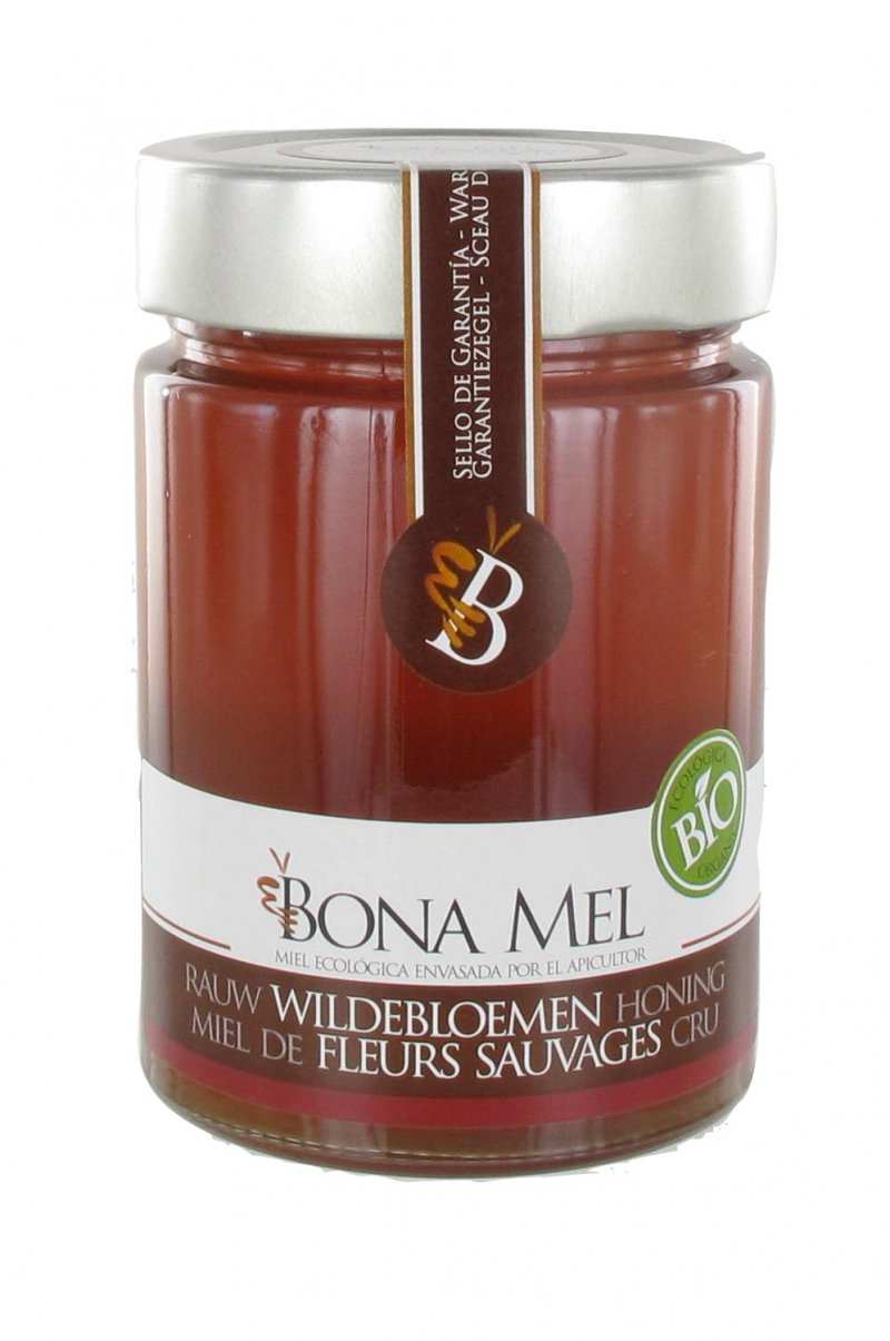 Wildebloemenhoning Rauw - 450 gr
