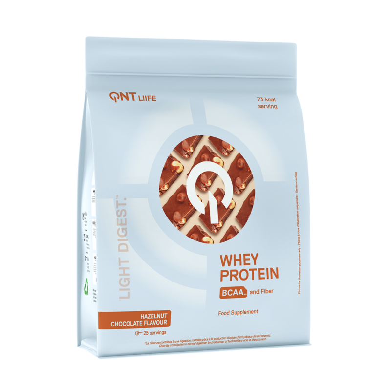  light digest whey protein hazelnoot chocolade 500 gr