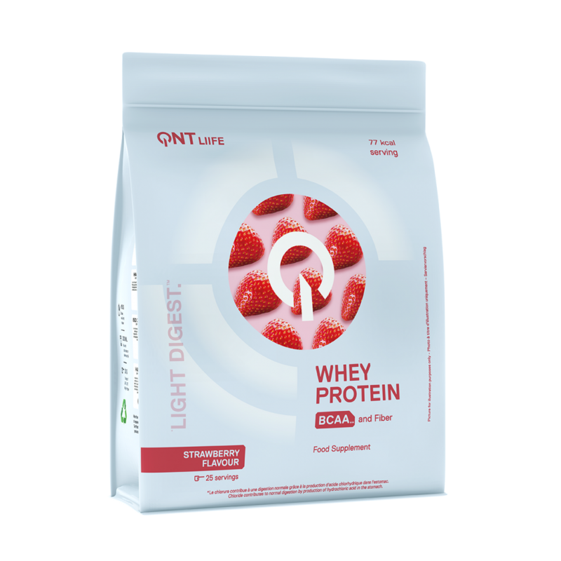 Light Digest Whey Protein aardbei 500gr
