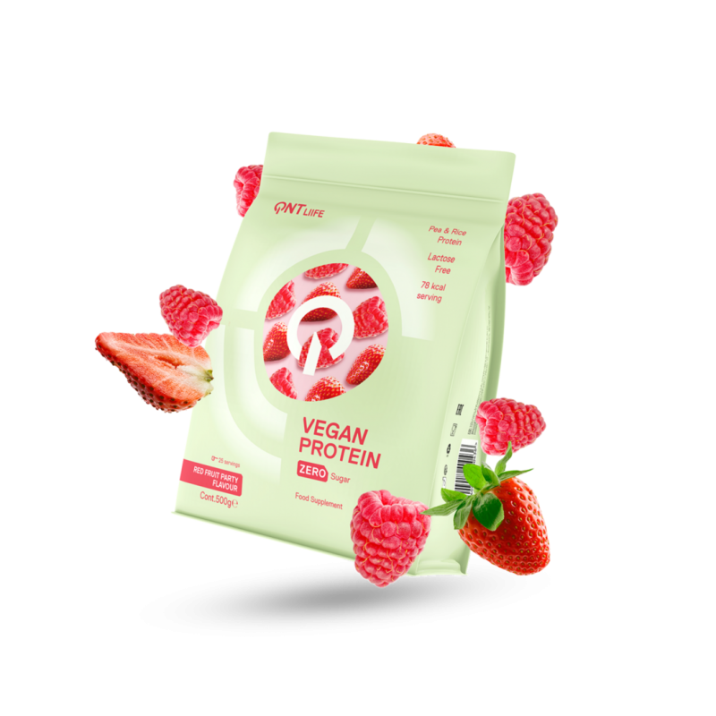 Vegan Protein red fruits party