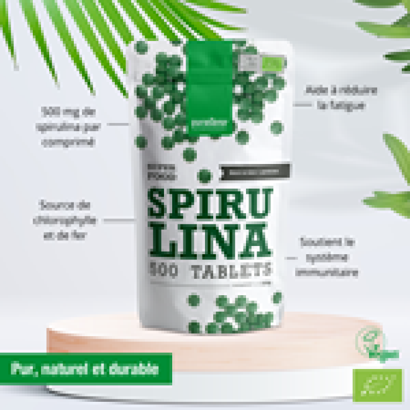 Spirulina 500 mg tabletten zak