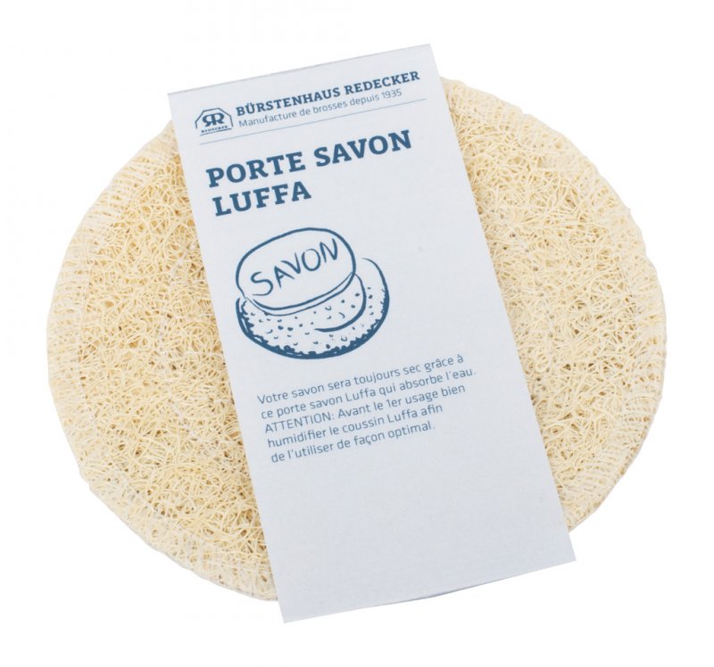 Ronde Loofah zeepschaal (ECO)