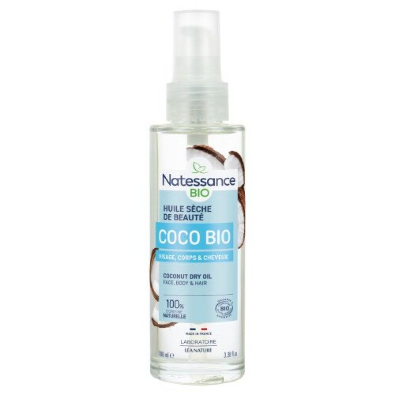 Droge kokosolie (gezicht, lichaam, haar) 100 ml 