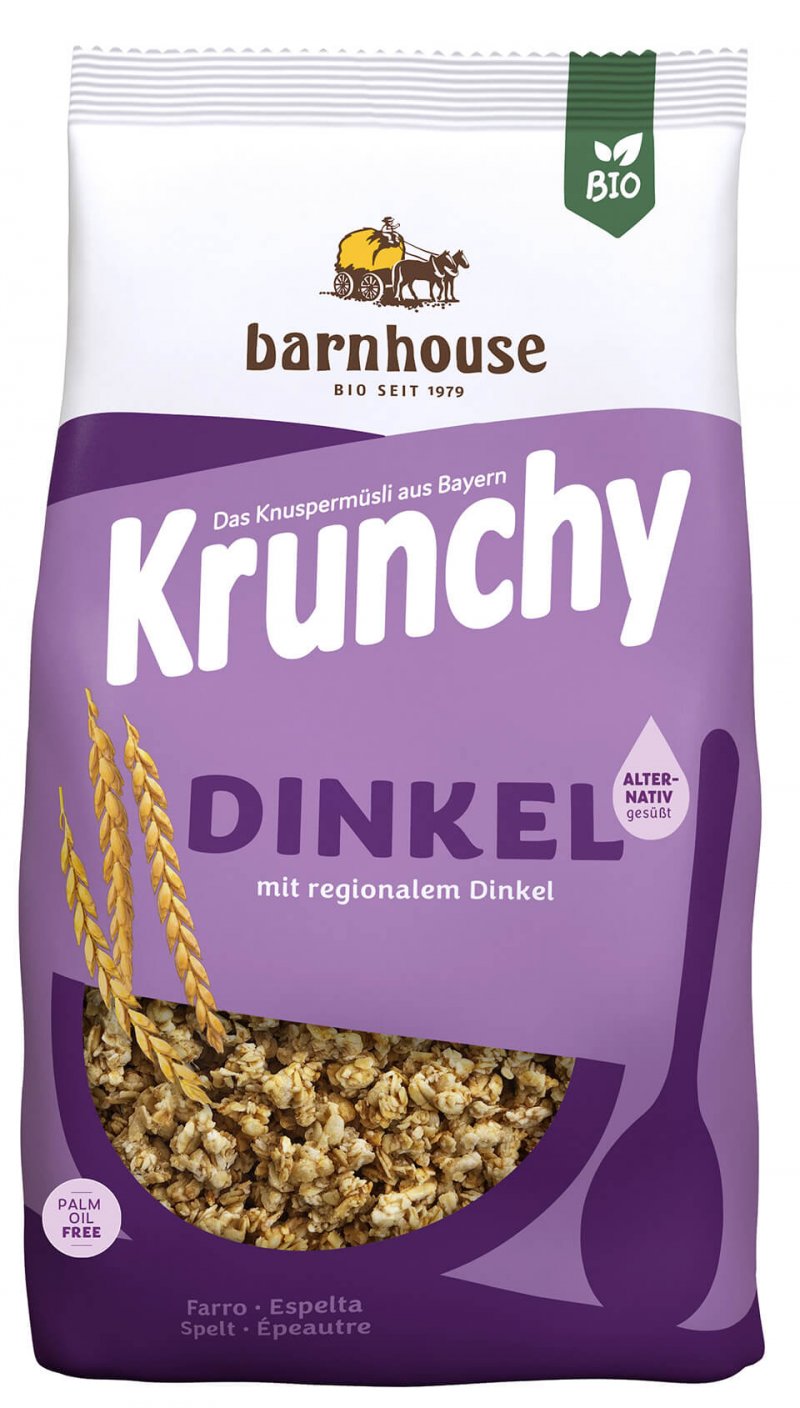 Krunchy spelt puur z.s. bio 375g