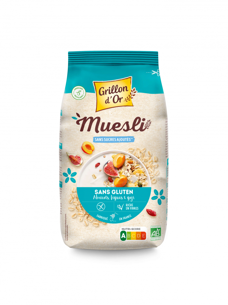 Muesli zonder gluten bio 500g