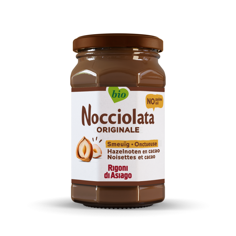 nocciolata cacao en hazelnootpasta 250gr
