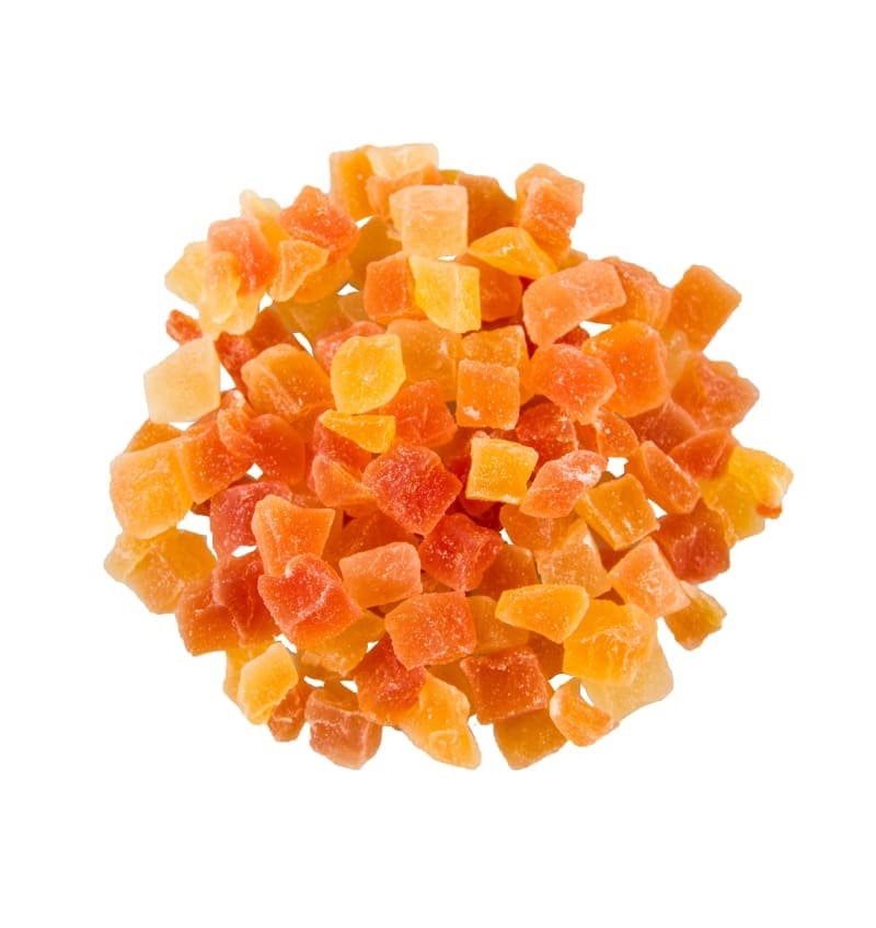 Papayablokjes 200gr