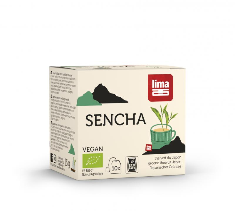 Sencha groene thee uit japan 10 builtjes bio 15g 