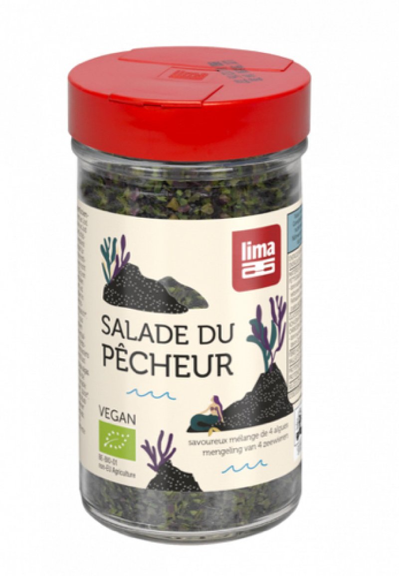 Lima Salade du pecheur strooibusje bio 40g