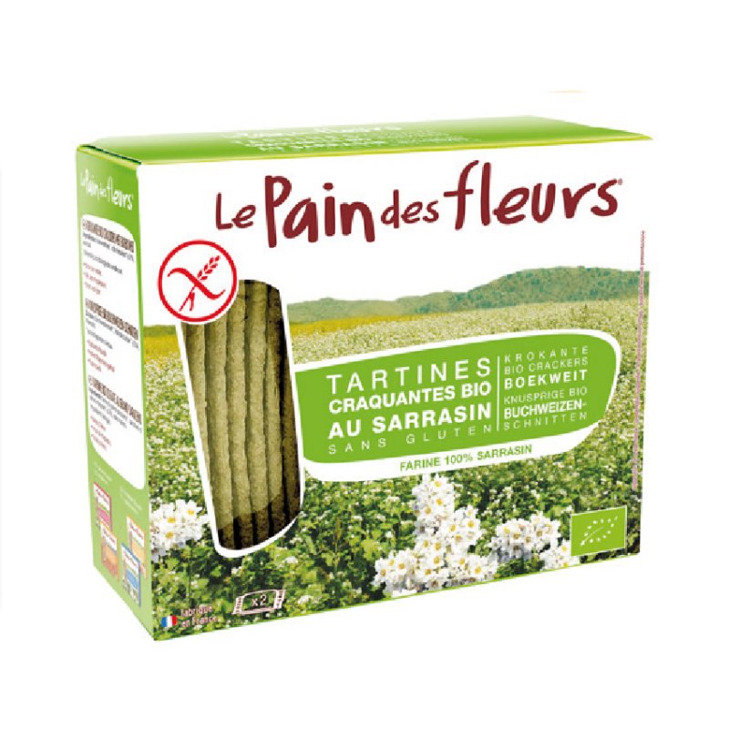 Krokante BIO Crackers: Boekweit