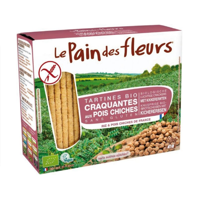 Krokante BIO Crackers: Kikkererwten