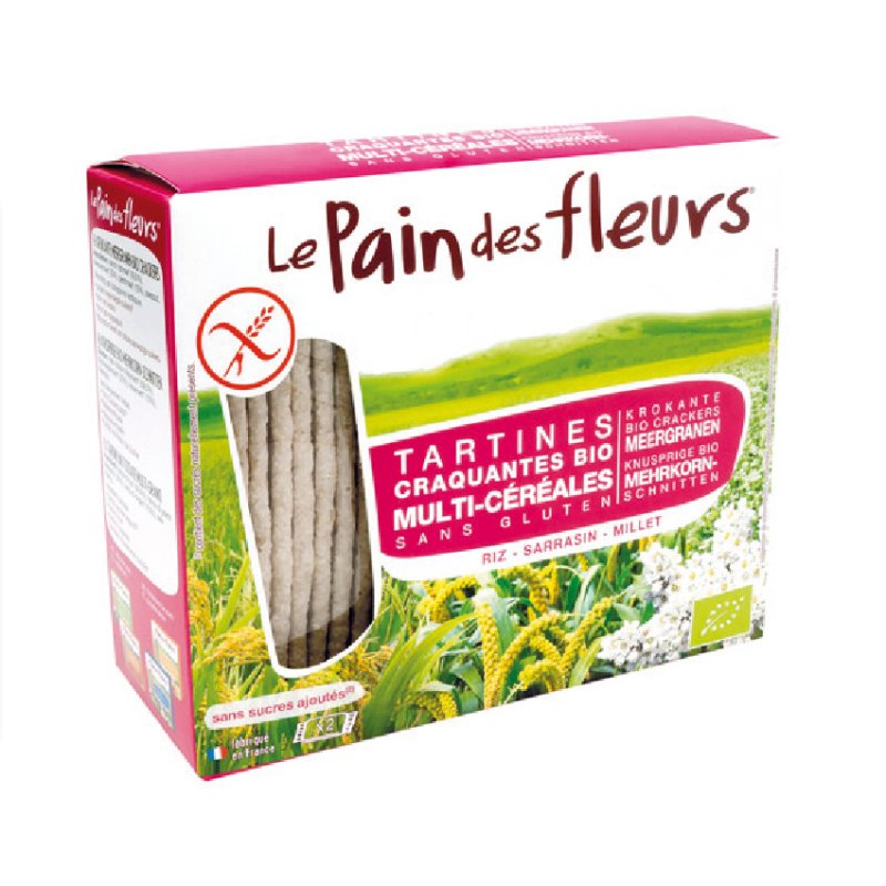 Krokante BIO Crackers: Meergranen