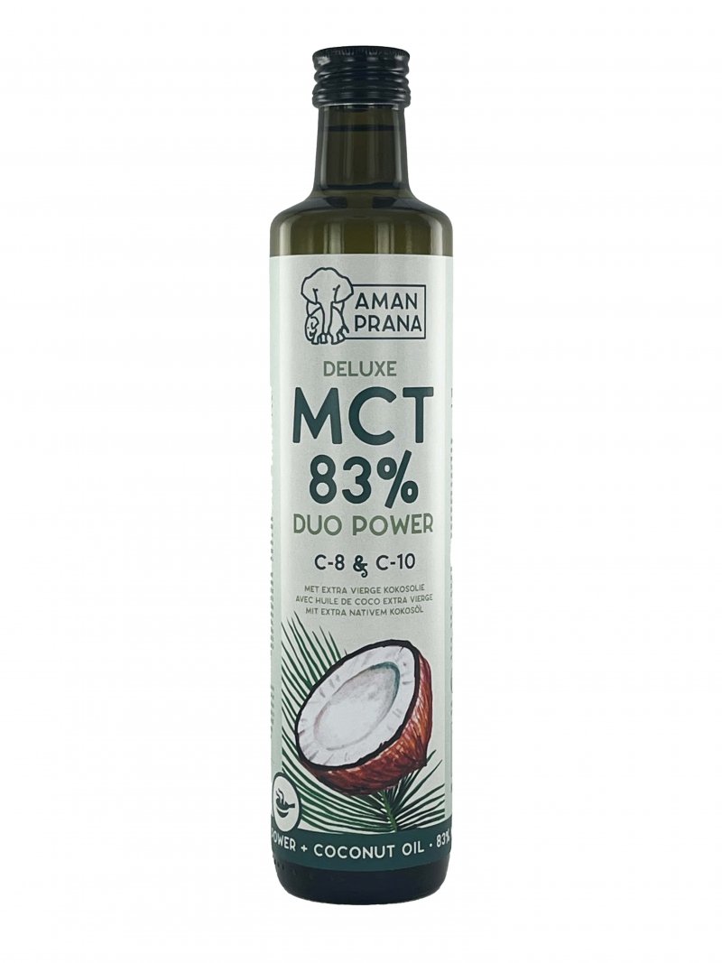MCT-olie Duo power met kokosolie deluxe - 500 ml