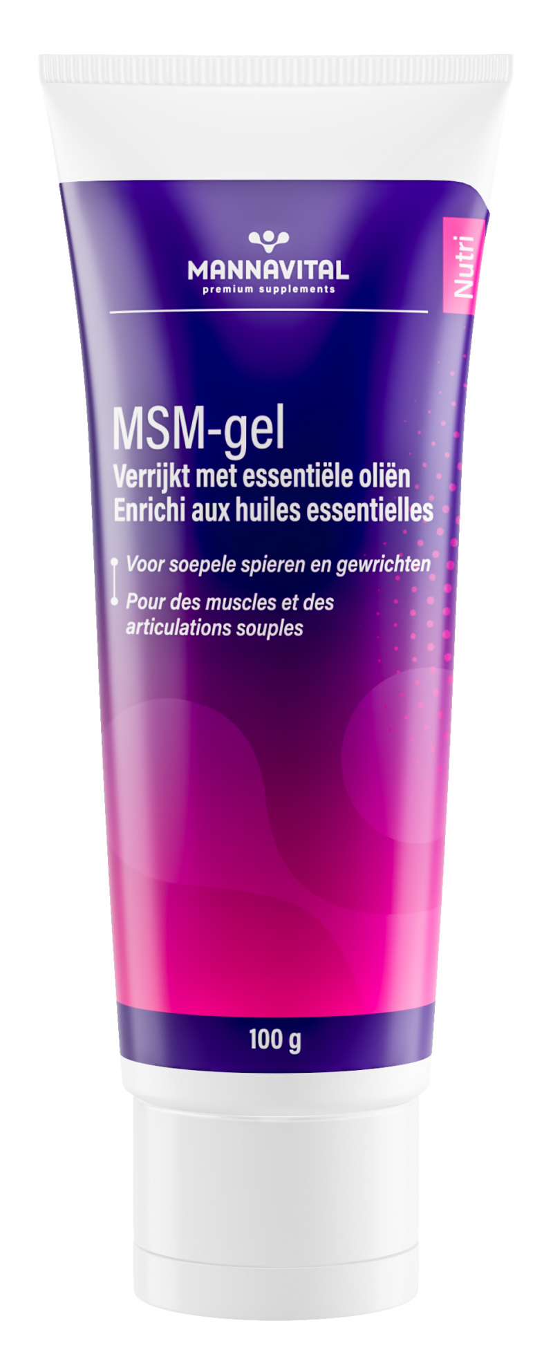 MSM-gel verrijkt met essentiële oliën - 100 gr