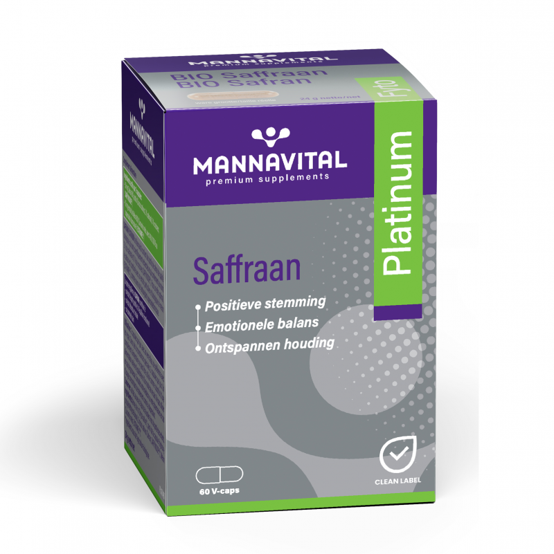Saffraan Platinum - 60 V-caps 