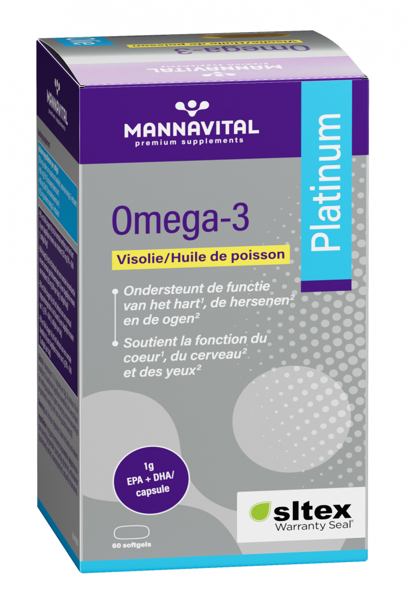 Omega-3 Platinum Visolie - 60 softgels 