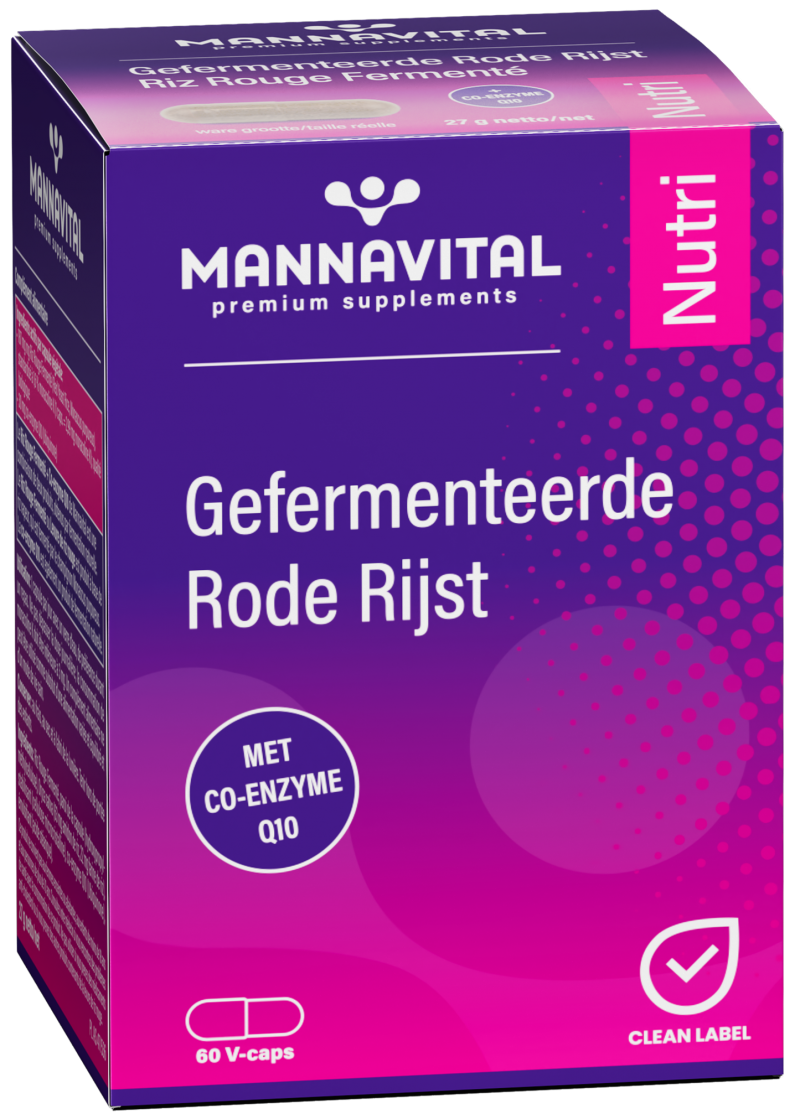 Gefermenteerde Rode Rijst + Co-enzym Q10 - 60 V-caps