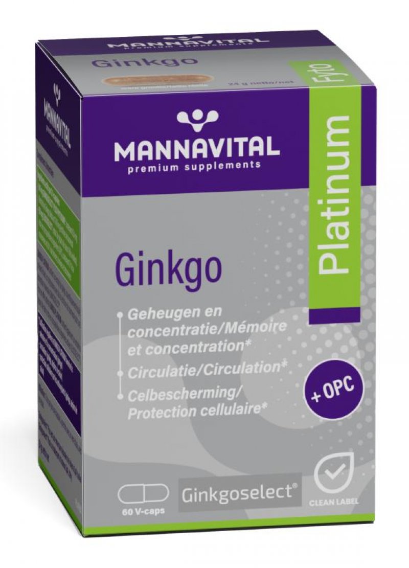 Ginkgo Platinum - 60 V-caps