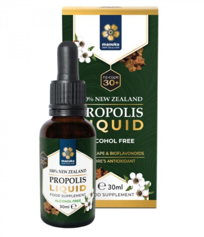 100% New Zealand Propolis Liquid Alcohol Free 30 ml ALCOHOLVRIJ