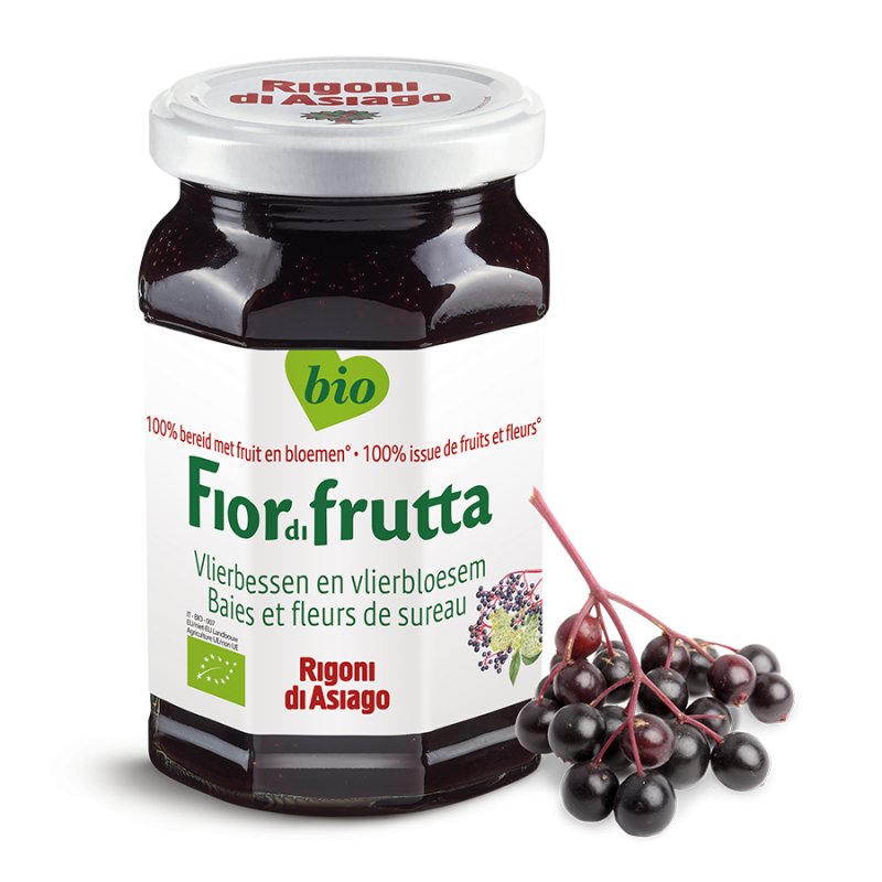 FioridiFrutta Vlierbessen en vlierbloesem 250 g 