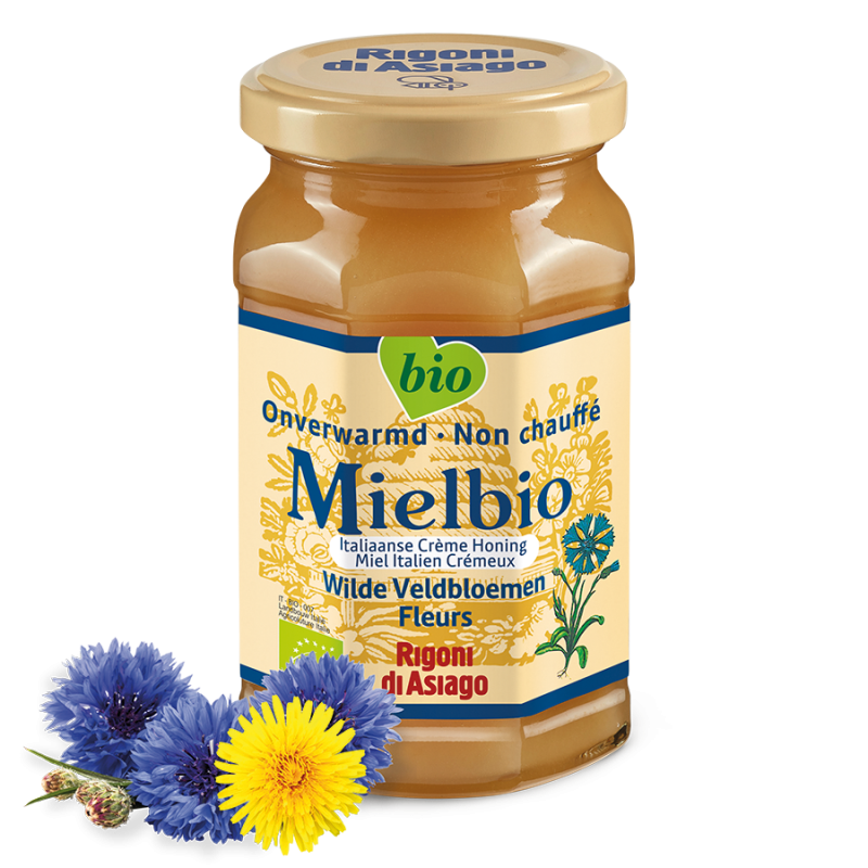 Mielbio wilde veldbloemenhoning 300 g  (gift)