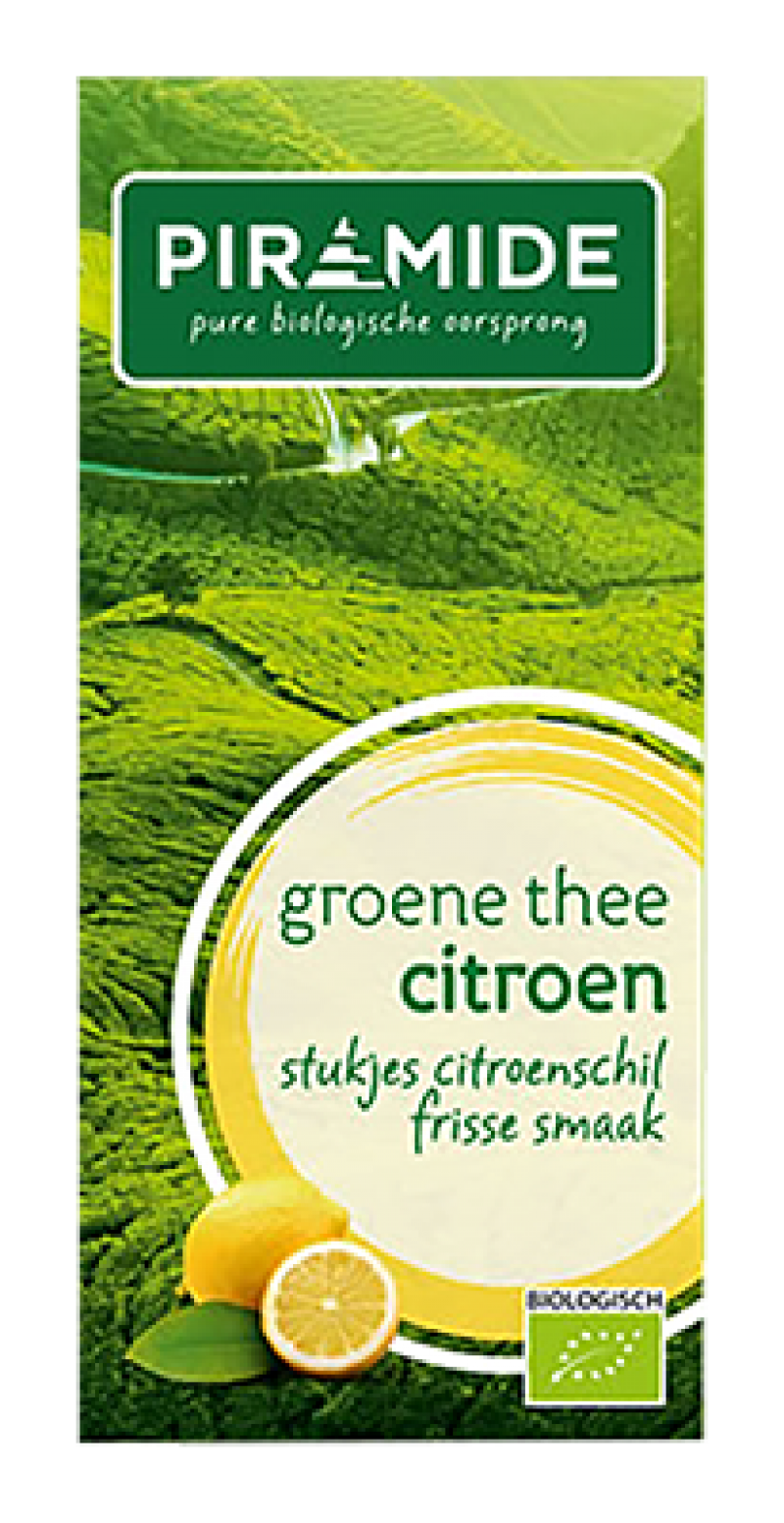 Groene thee citroen bio 20 builtjes