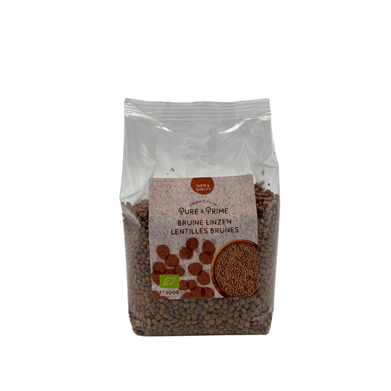 Linzen bruin bio 500g