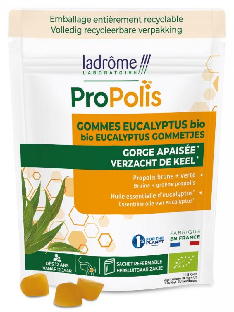 Propolis eucalyptus gommetjes DOYPACK - 45 gr