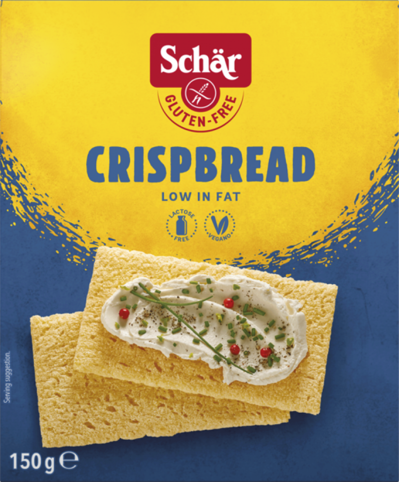 Crispbread/fette croccanti low in fat 