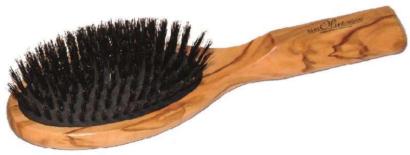 borstel met varkensharen ovaal (ECO)(art0805)