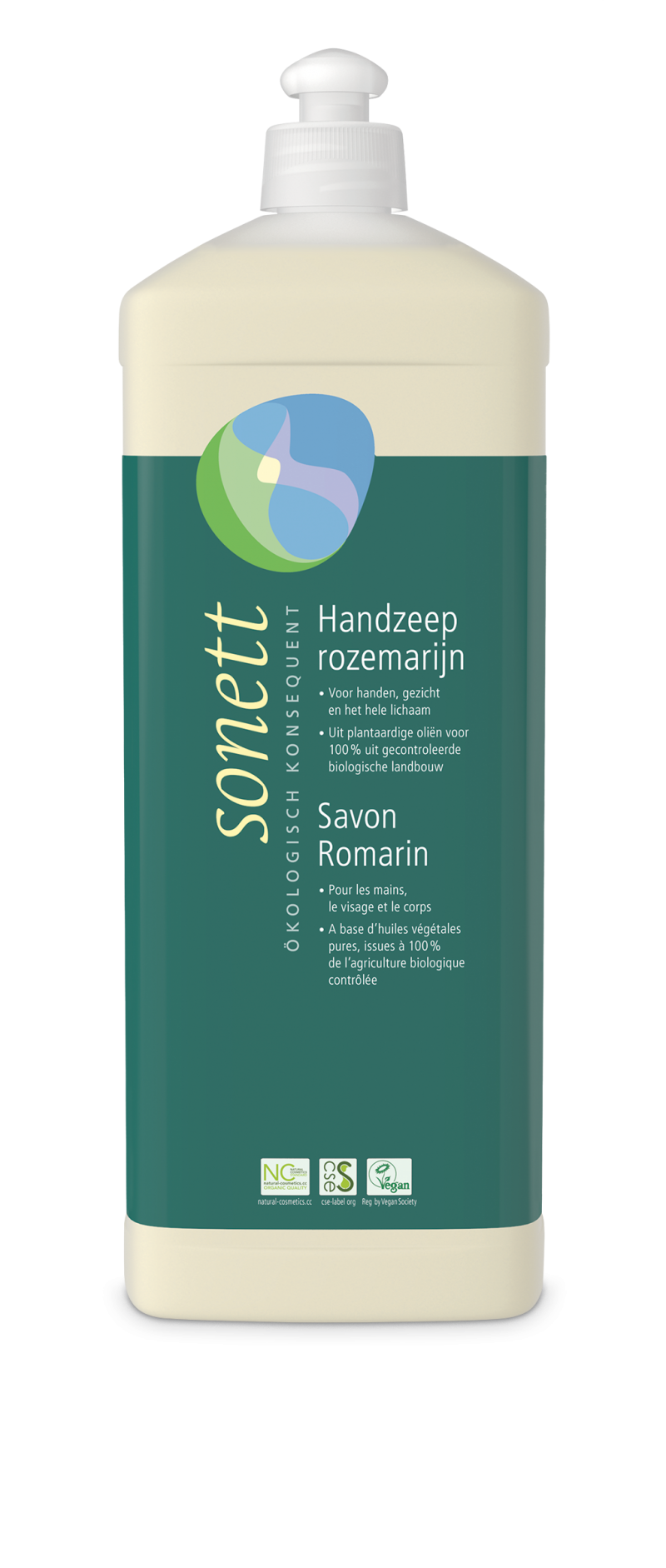 Sonett Handzeep rozemarijn 1L Refill