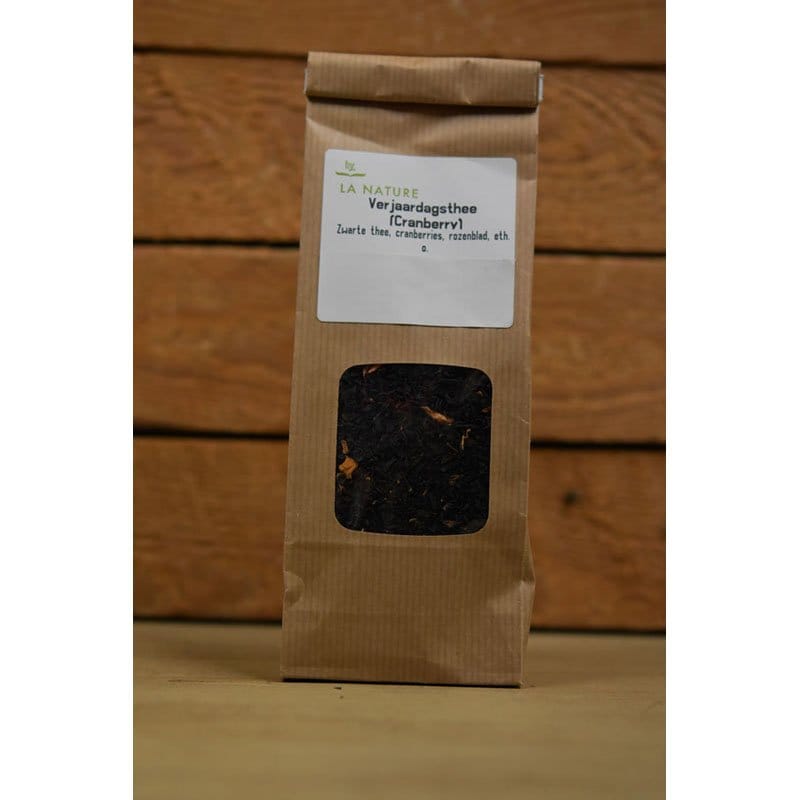 Zwarte thee: Verjaardagsthee (Cranberry)