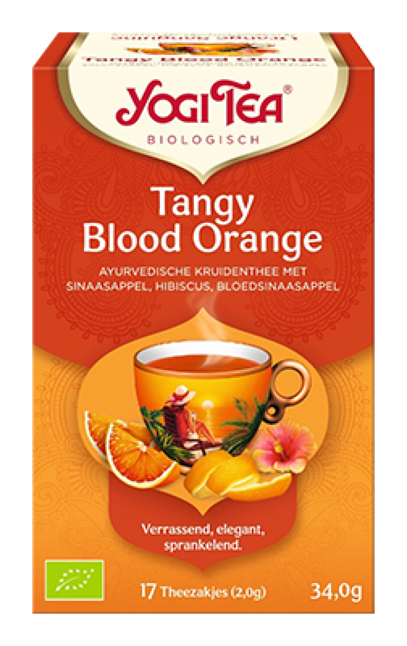 Yogi thee Tangy blood orange bio 17 builtjes