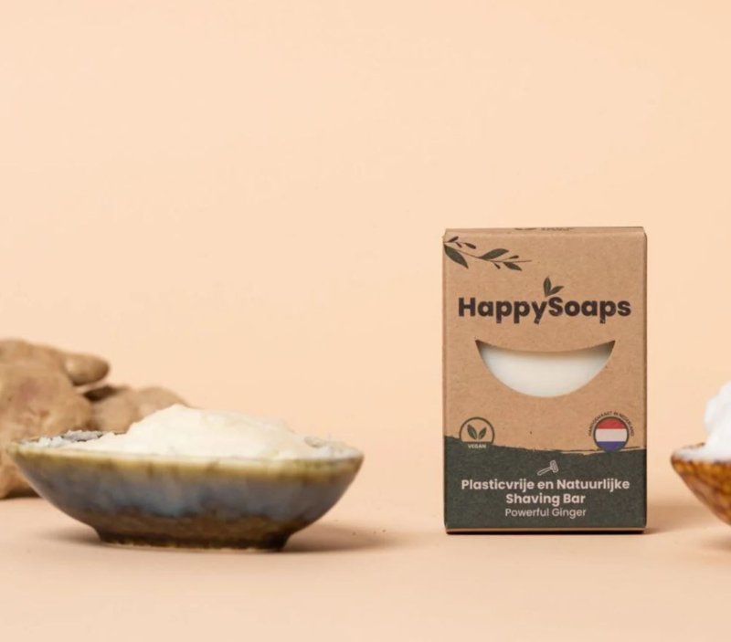 Happysoaps Shaving Bar - Powerful Ginger 