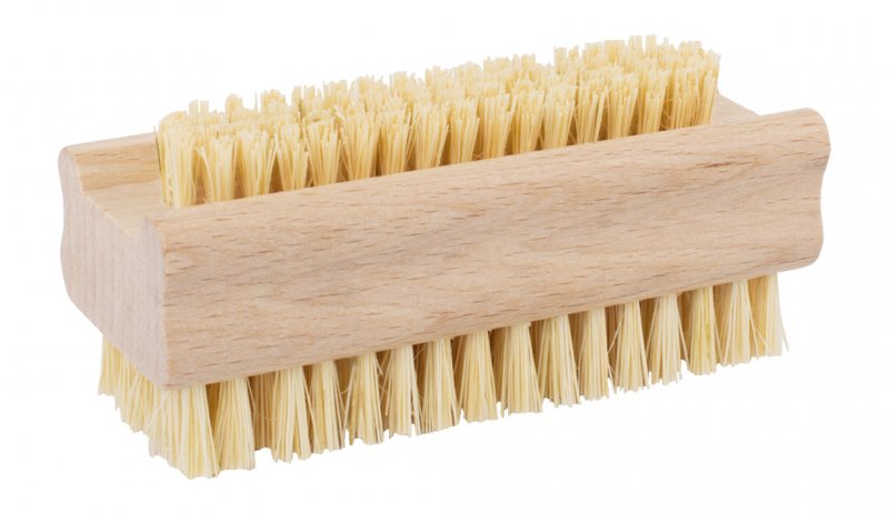 Harde natuurlijke beuken en vezel ruwe nagelborstel (ECO)(art1740)