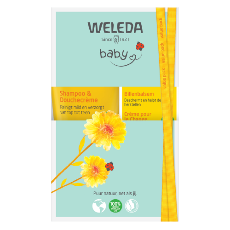 Voordeelset Babyshampoo & Douchecreme en Billenbalsem