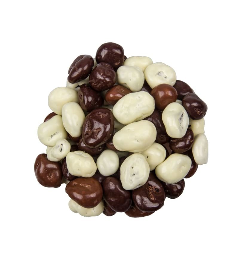Chocolade rozijnen mix 250gr
