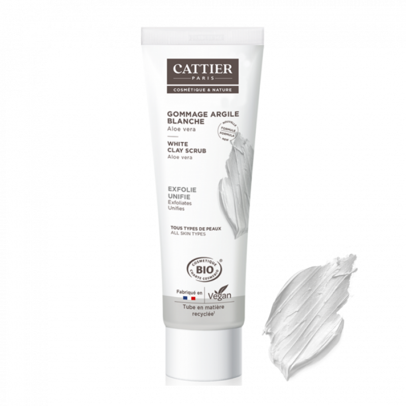 Witte klei scrub (cadeau)