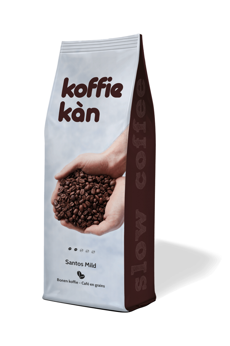 Santos mild bonen koffie 250gr