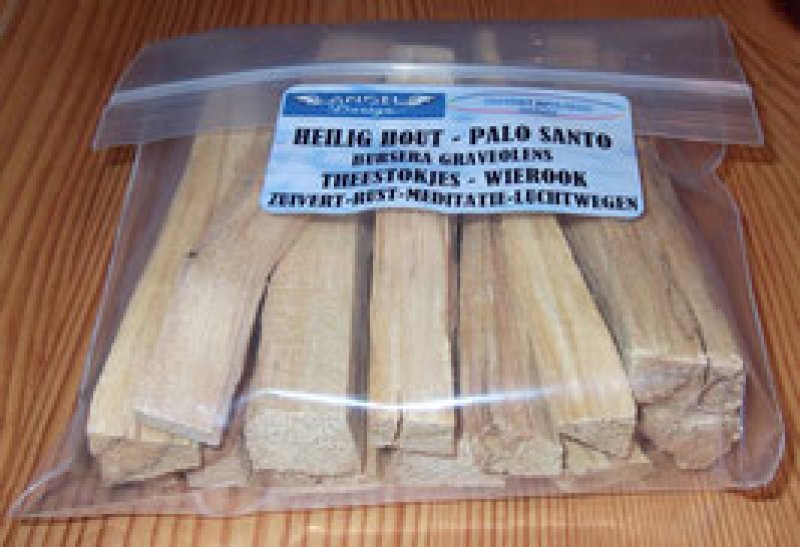 EPSTHEEW PALO SANTO THEESTOKJES-WIEROOK 9X1 CM ONGEVEER 30 GRAM