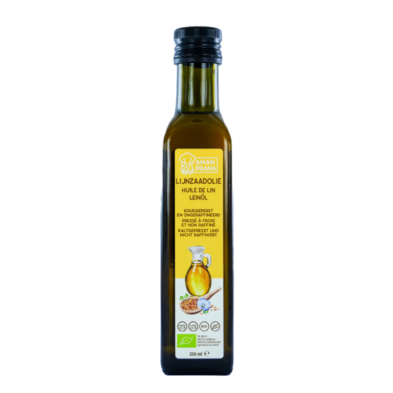 Koudgeperste & ongeraffineerde lijnzaadolie
