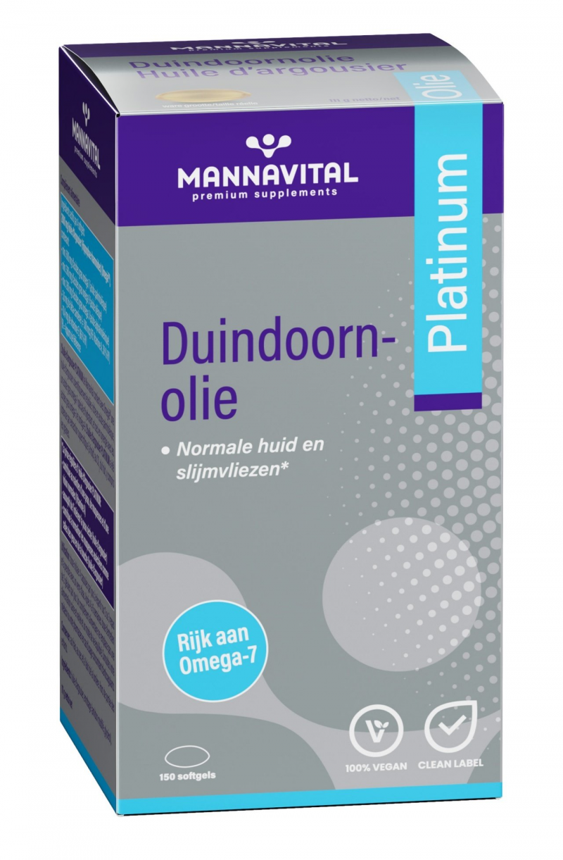 Duindoornolie Platinum - 150 V-softgels