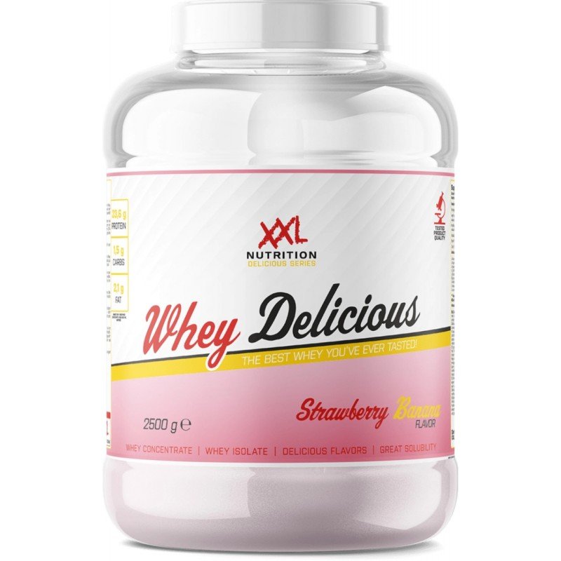 Whey Delicious Aardbei - Banaan 1000gr